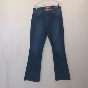 Lucky Brand Sofia Boot Blue Denim Jeans 6/28